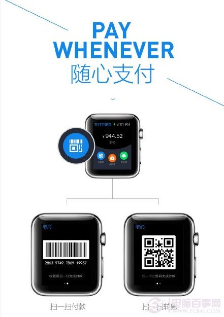 Apple Watch支付宝怎么用 苹果手表支付宝钱包