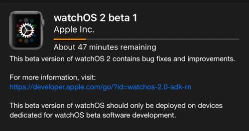 Apple Watch升级watch OS2教程