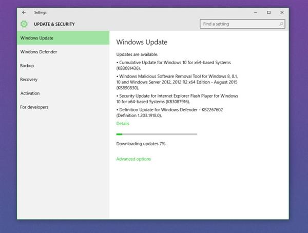 Windows 10第二波累积更新发布!