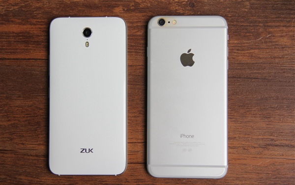 ZUK Z1对比iPhone 6 Plus图赏：风格相投