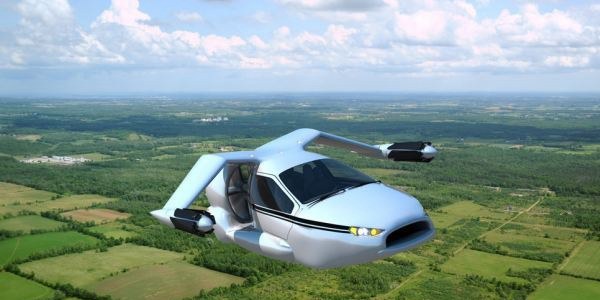 丰田新专利 带有可折叠飞翼的飞行汽车