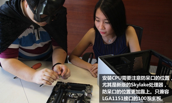 美女组装电脑：i5-6500/GTX960全侧透光效DIY装机教程 