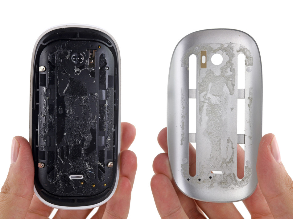 苹果Macic Mouse2代鼠标拆解 电池比手机大(10/33)