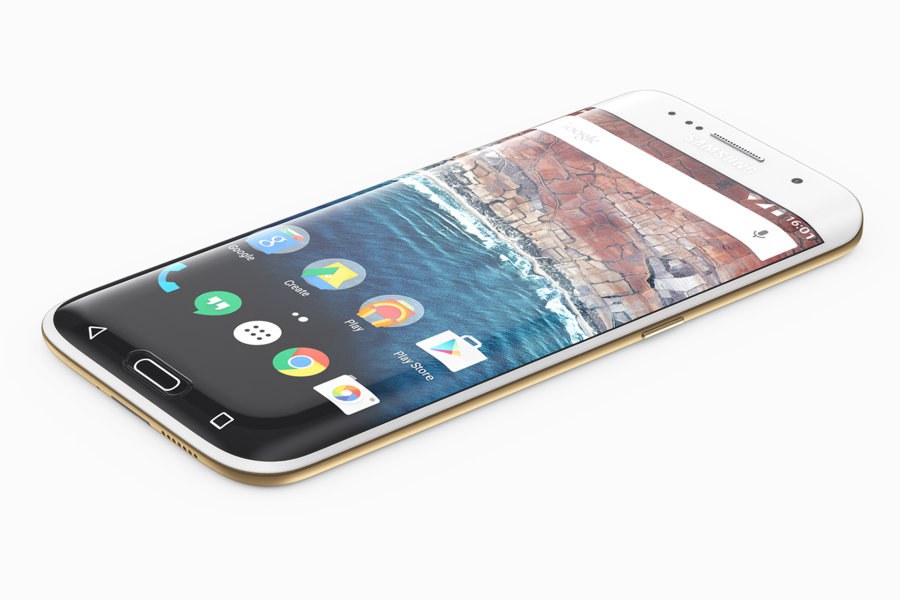 无缝双曲面屏设计 三星Galaxy S7概念设计图赏_10