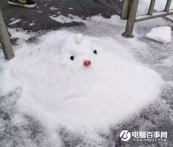 百年难遇 广州迎来史上第一场雪