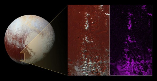 冥王星上发现“雪山” 冰雪主要成分是甲烷