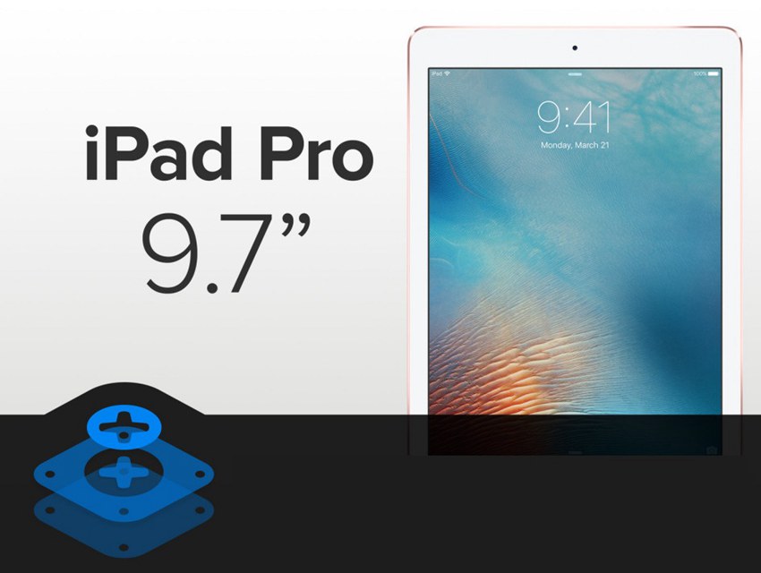 iPad Pro 9.7做工如何？9.7寸iPad Pro拆机图解(1/28)