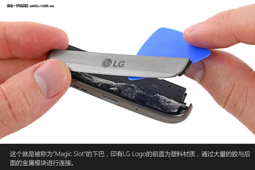 模块化设计更容易维修 LG G5拆解图赏_9