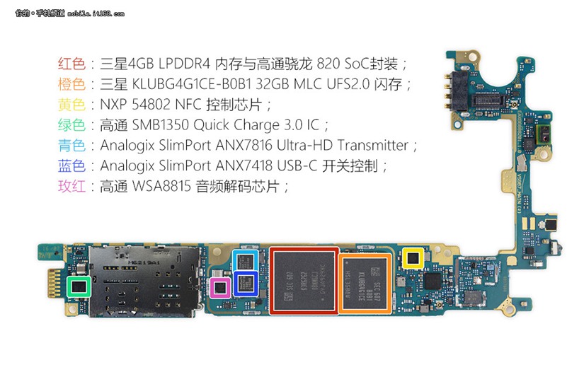 模块化设计更容易维修 LG G5拆解图赏(17/20)