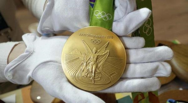 揭秘里约奥运会金牌：只含6克黄金 约值587美元
