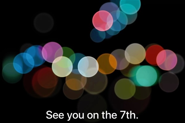 苹果发邀请函 确认iPhone7 9月7日发布