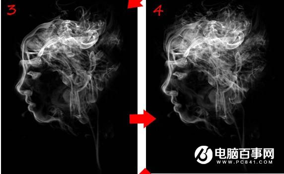 Photoshop打造魔幻的红色烟雾头像