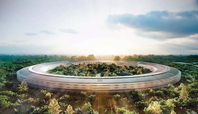 苹果新总部预计2016底完工 苹果飞船总部大楼详解