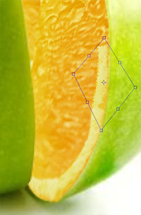 Photoshop合成橘子心的苹果教程