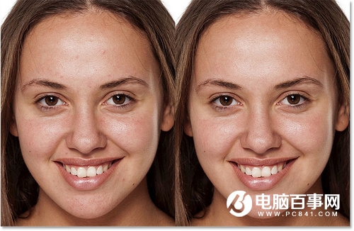 Photoshop快速消除人物脸部的痘痘并把肤色处理柔和