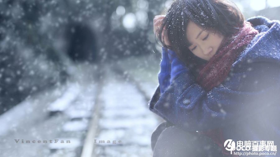 Photoshop如何制作唯美的冬季雪景人像大片