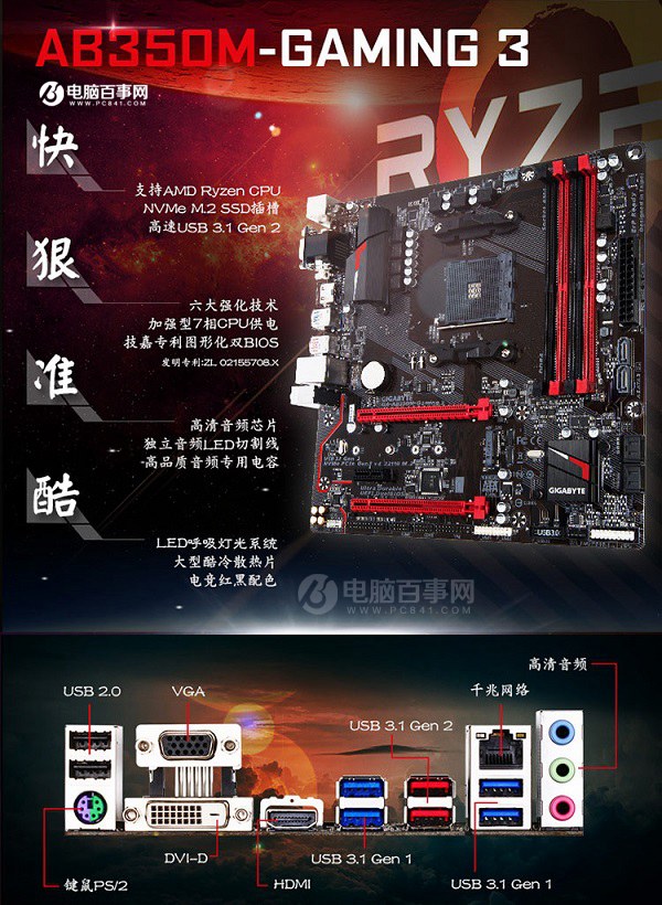 AMD RYzen配什么主板 4款AM4主板推荐