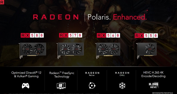 AMD RX500系列显卡正式发布 值得升级入手