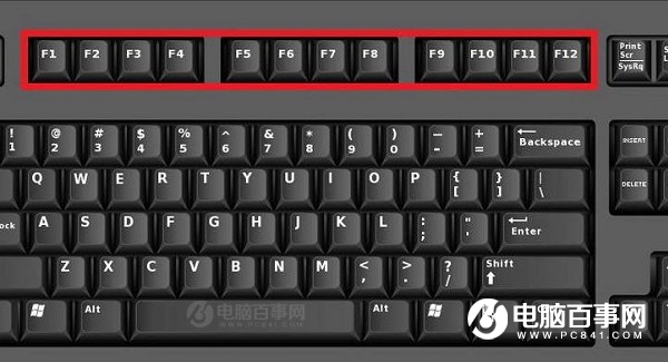 F1到F12都代表什么 电脑键盘上F1-F12键的用法
