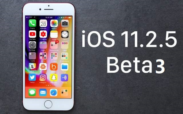 iOS 11.2.5 Beta3测试版发布 新增查看电池状态功能