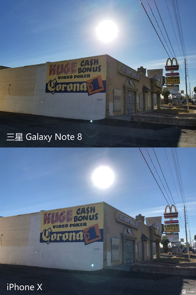 iPhone X和三星Note8拍照对比评测 双摄强机哪个好？