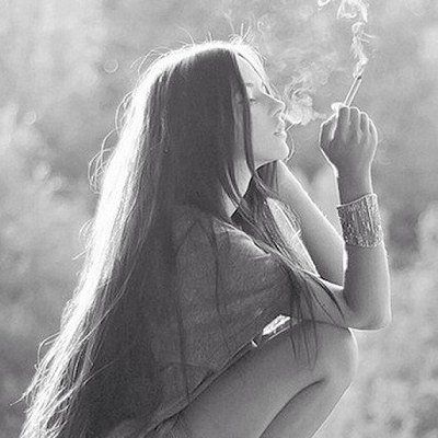 抽烟女人霸气头像大全 颓废也是一种放纵的美