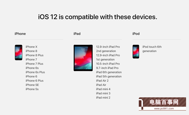 iOS12支持哪些设备？iOS12支持iPhone4S/5吗？