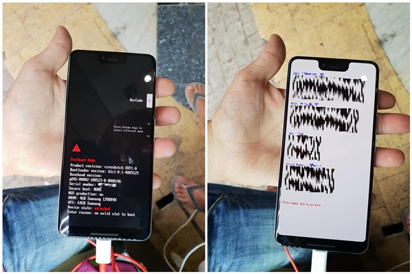 谷歌Pixel 3 XL刘海屏工程机曝光：首次支持无线充电