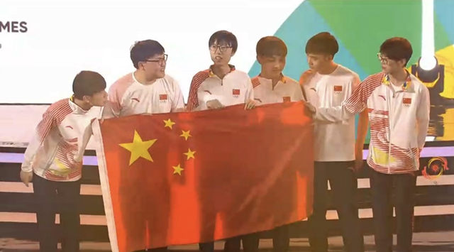 亚运会《英雄联盟》中国队3:1战胜韩国队，勇夺金牌！