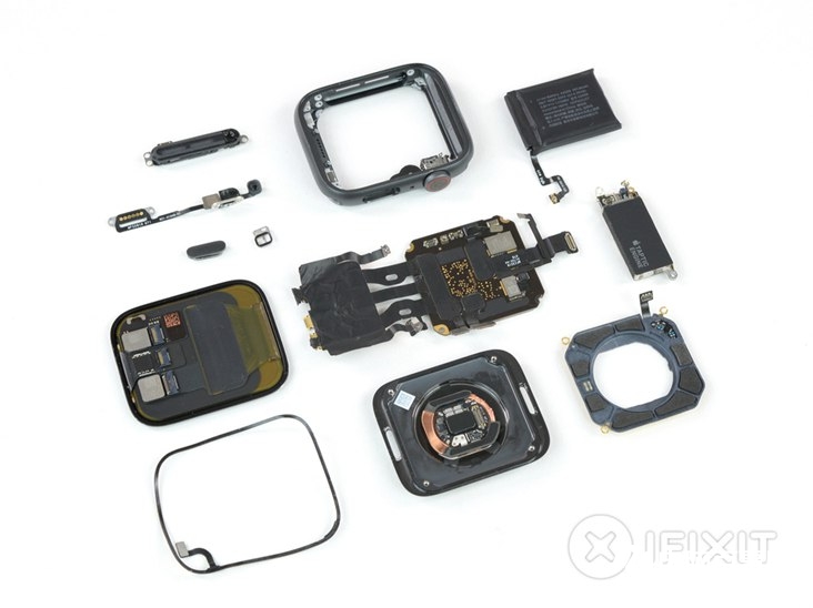 Apple Watch Series 4拆机图解：做工扎实 内部结构大变