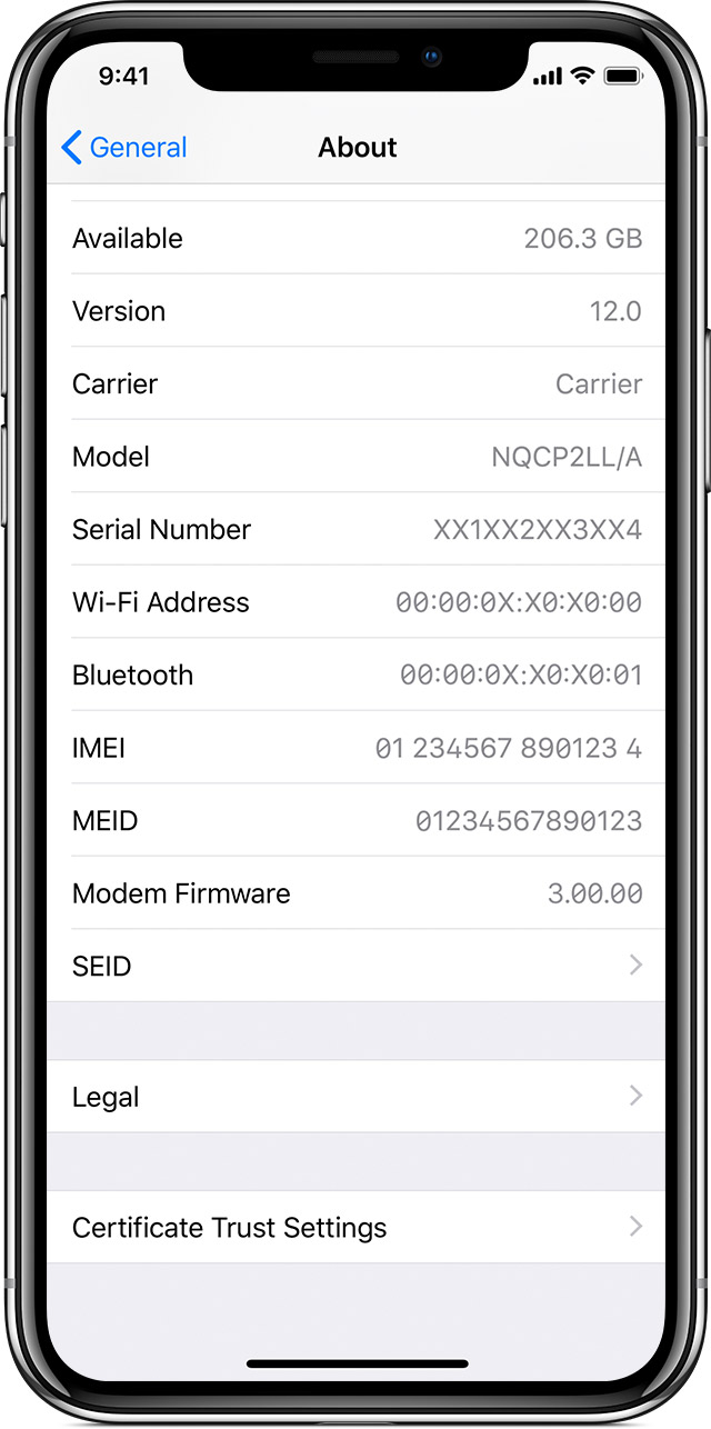 最全汇总：查看iPhone XS/XS Max的序列号或IMEI码的多种方式