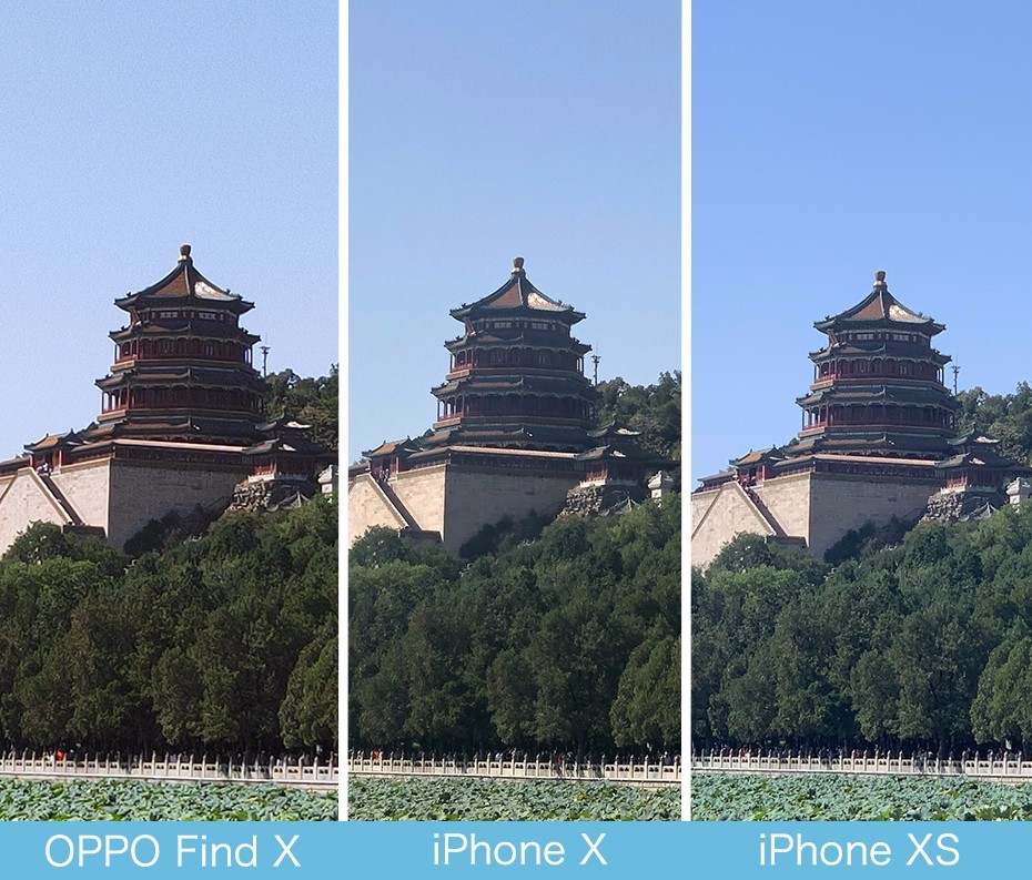 OPPO Find X和iPhone X/XS拍照样张对比 高端旗舰相机对决