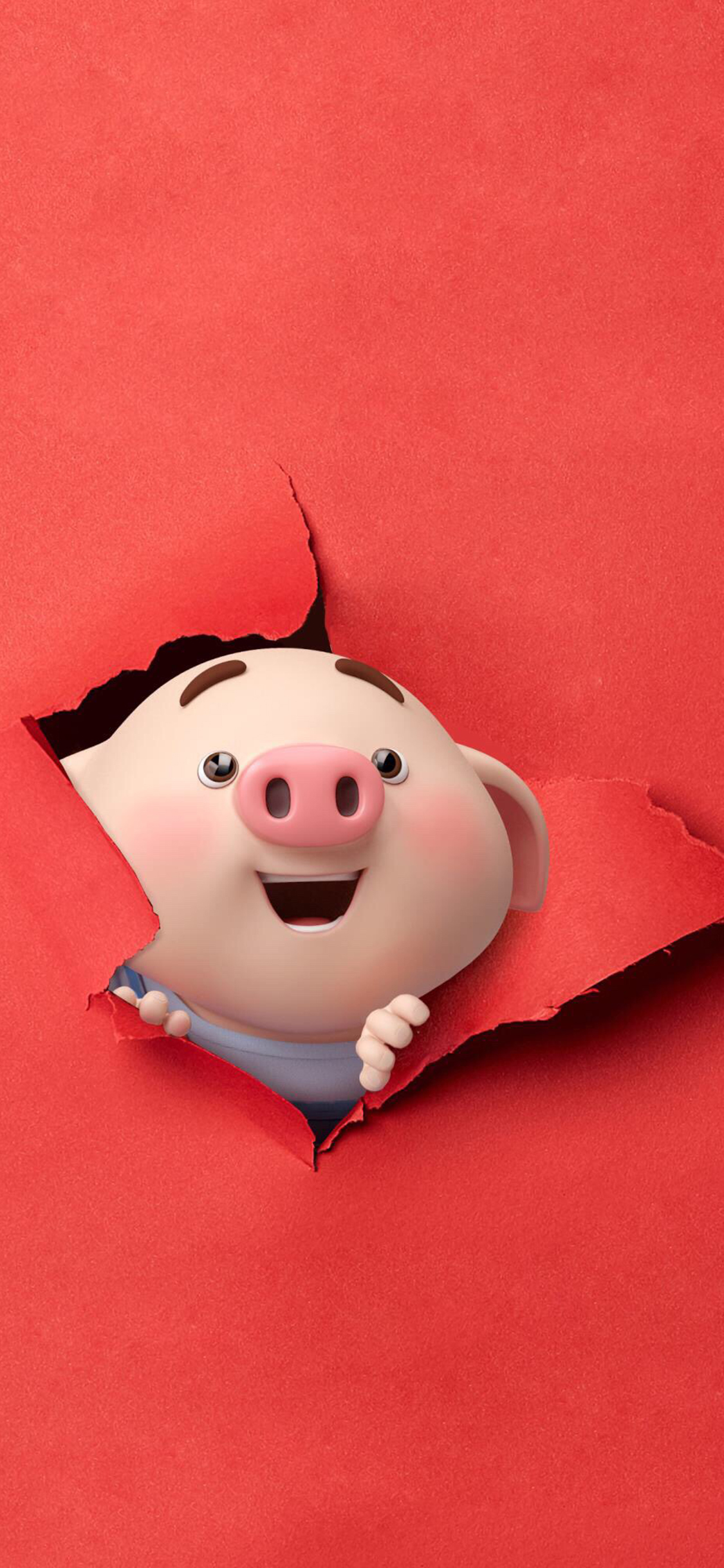 2019猪年红色手机壁纸大全 24张猪年开运手机