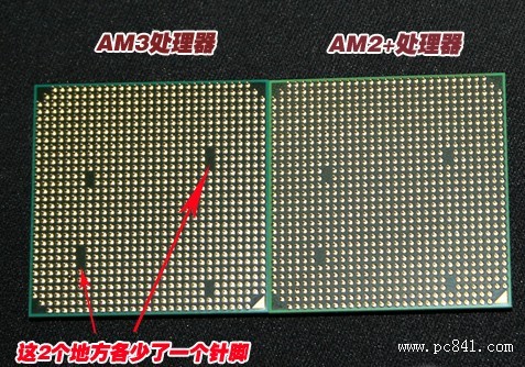 AM3接口处理器与AM2+接口处理器对比