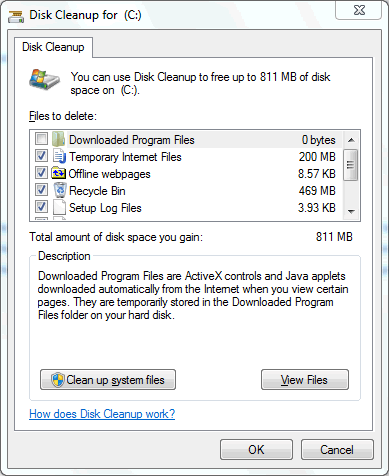 Windows 8 中内置系统垃圾文件一键清理