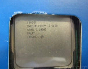 Intel酷睿i3-2100处理器外观