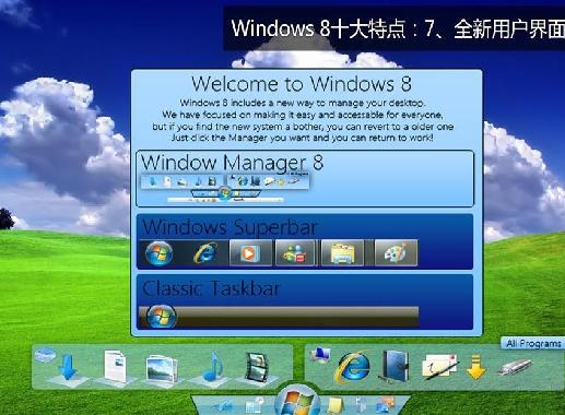 windows 8全新操作系统用户界面