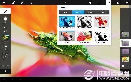 Adobe推简化版Photoshop平板电脑P图工具