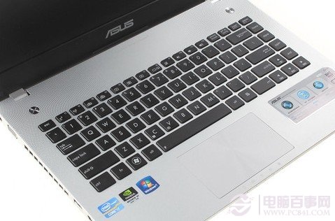 华硕N46笔记本键盘设计
