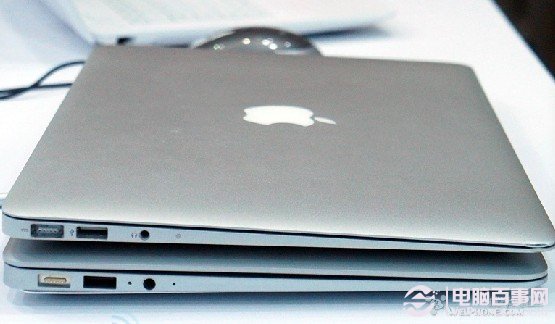 苹果mac笔记本与山寨苹果笔记本外观对比