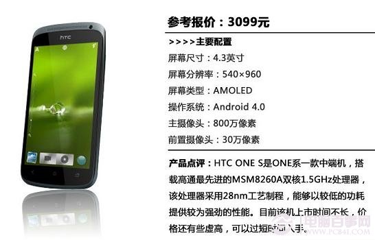 HTC ONE S智能手机