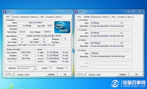 Intel Core i3 3220处理器参数