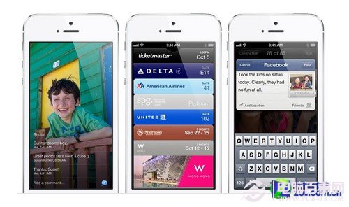 iPhone 5系统提升 照片流分享 Passbook以及Facebook内置