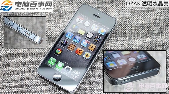 OZAKI透明水晶壳防护iPhone5细节写真