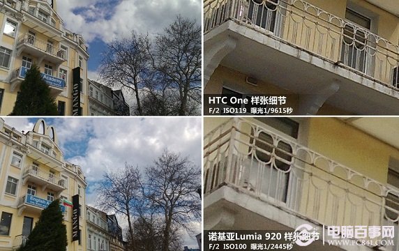 HTC One与Lumia 920拍照样张对比