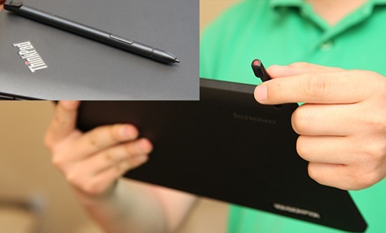 ThinkPad X1 Helix拥有电容触控笔