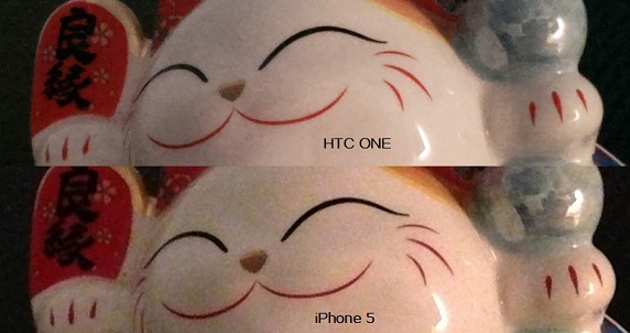 HTC One与iPhone5拍照细节对比
