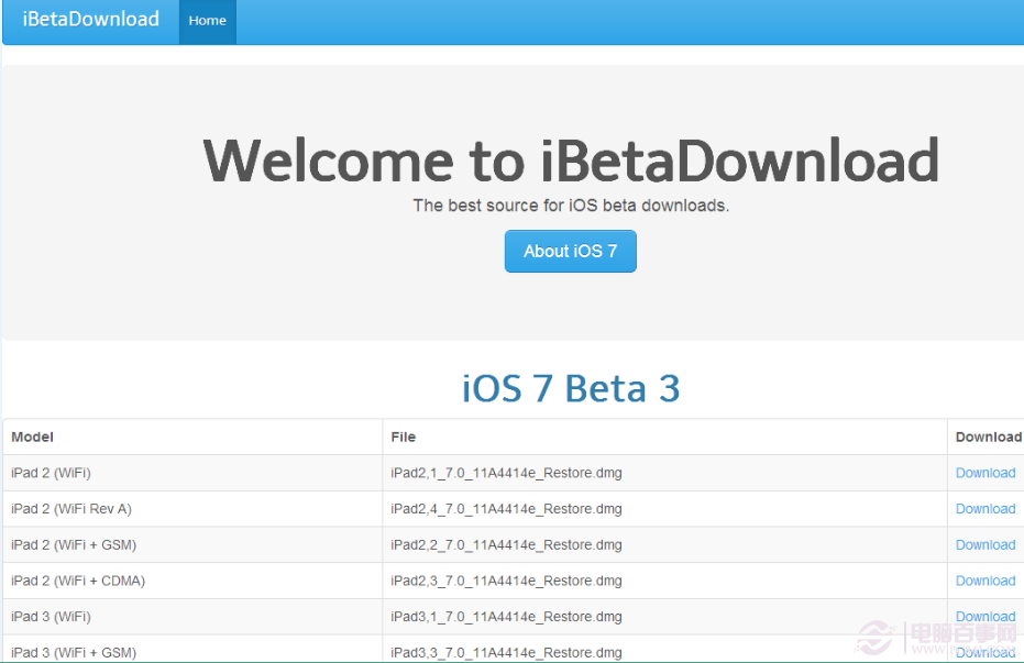 ios7 beta3固件下载 
