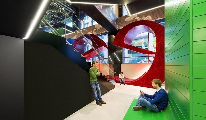 谷歌欧洲总部办公环境揭秘：屌丝一辈子梦想的办公室(2/24)