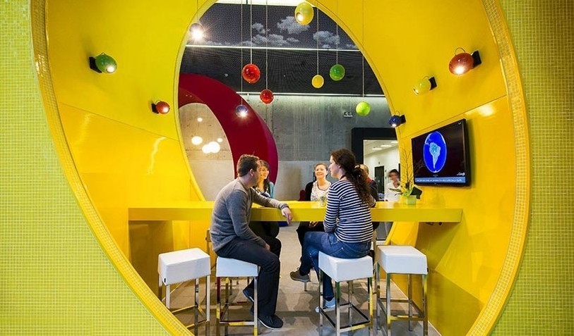 谷歌欧洲总部办公环境揭秘：屌丝一辈子梦想的办公室(4/24)